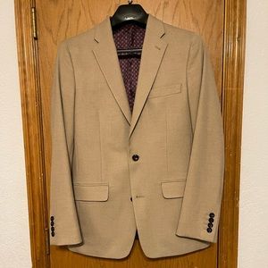 Murano Slim Fit Sport Coat Tan Size Small